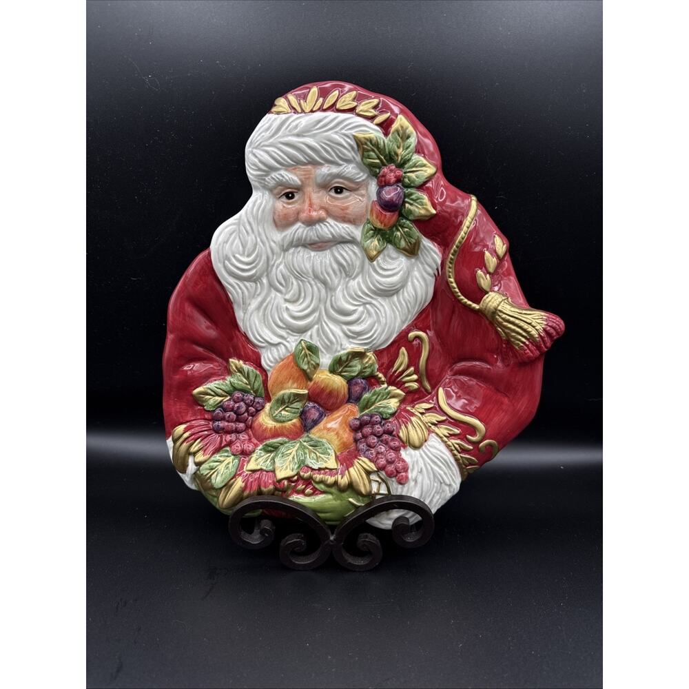 Fitz And Floyd Classic Renaissance Plate Or Wall Hanging Original box & Packing